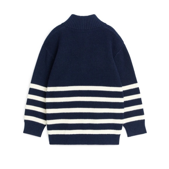 ARKET half-zip striped jumper (Youth size) - Picture 2 of 4